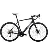 Trek Domane AL 5 Gen 4 road bike with Shimano 105 12-speed drivetrain and disc brakes, shown from side view.