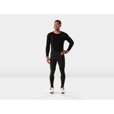 Trek Circuit Thermal Unpadded Cycling Tights long fitted performance clothing for cold weather cycling, showing black thermal leggings.