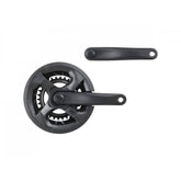 Trek Diamant Wheel Top DCRX1 MTB double crankset with 170mm arm length, 30x46t chainrings, black color, bike component