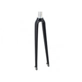 Trek 1-Series neutral black 700c road bike fork with 340mm length and 40mm rake, component for road bicycle.