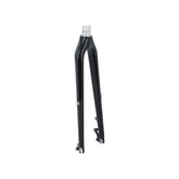 Trek 720 Neutral 700c carbon fork for disc brakes, black with 45mm rake, 321mm length, suitable for bicycle components.