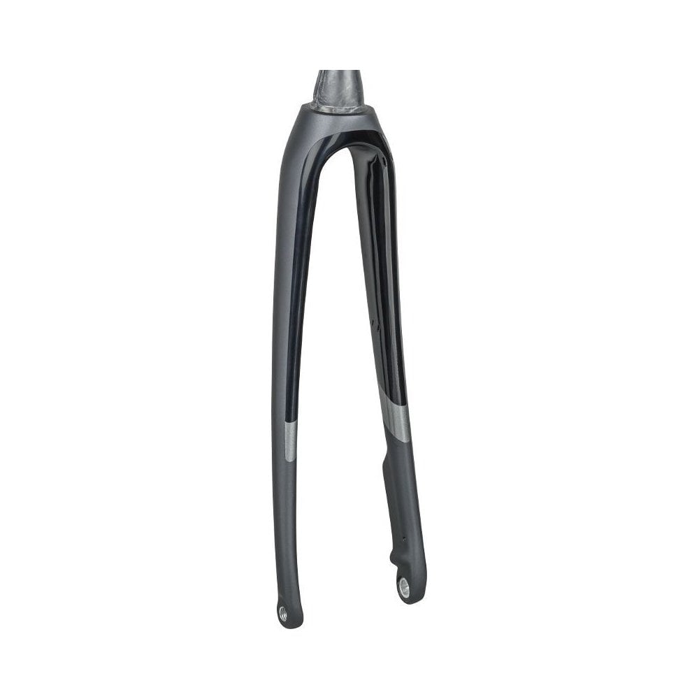 Trek 2019 Domane SL7 disc fork replacement in matte black for 56-62cm frames, showcasing bike component with detailed construction.