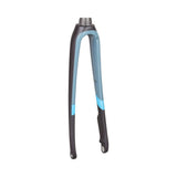 Trek 2019 Domane SLR6 disc brake fork replacement in matte black and grey, showcasing the lightweight bicycle component.
