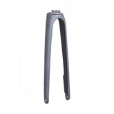 Trek Domane SL 7 700C road bike forks, lightweight components for precise steering and control on the road.