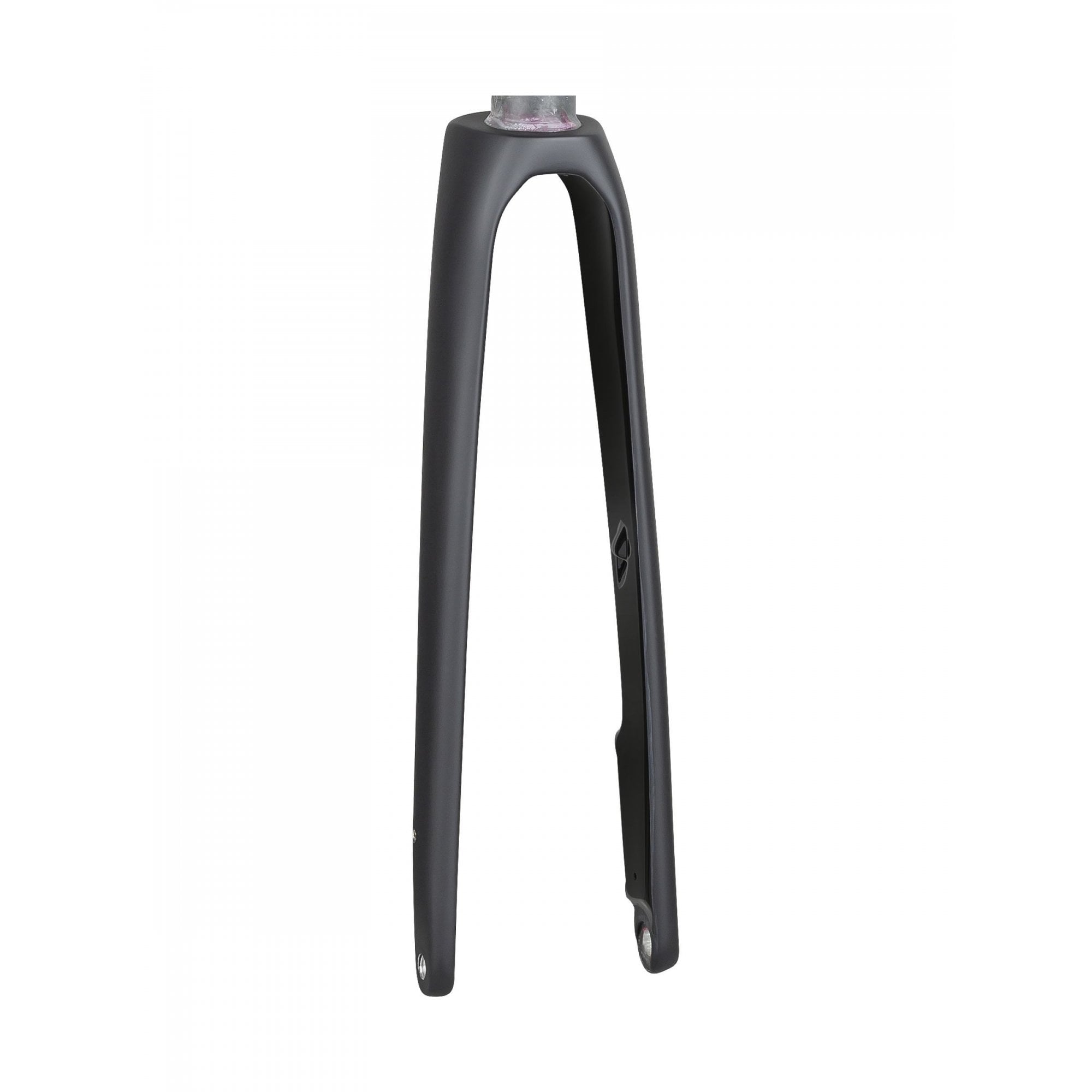 Trek Domane SL 7 women's 700C road bike forks, lightweight components for precise steering and smooth riding performance.