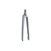 Trek Emonda SL 7 carbon road bike forks in galactic grey onyx finish, lightweight bicycle component for Trek road bikes.