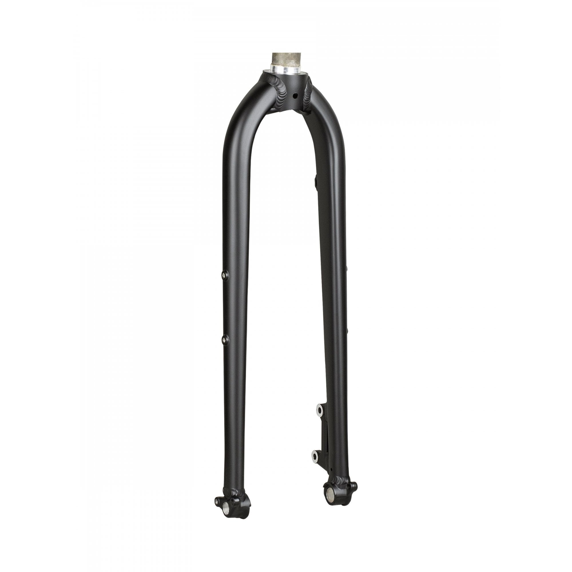 Trek 920 29-inch rigid neutral fork in matte black with 325mm offset, designed for road bike components.