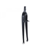 Trek Boone & Crockett 700c rigid black fork with 312mm length and 45mm offset, designed for bike components.