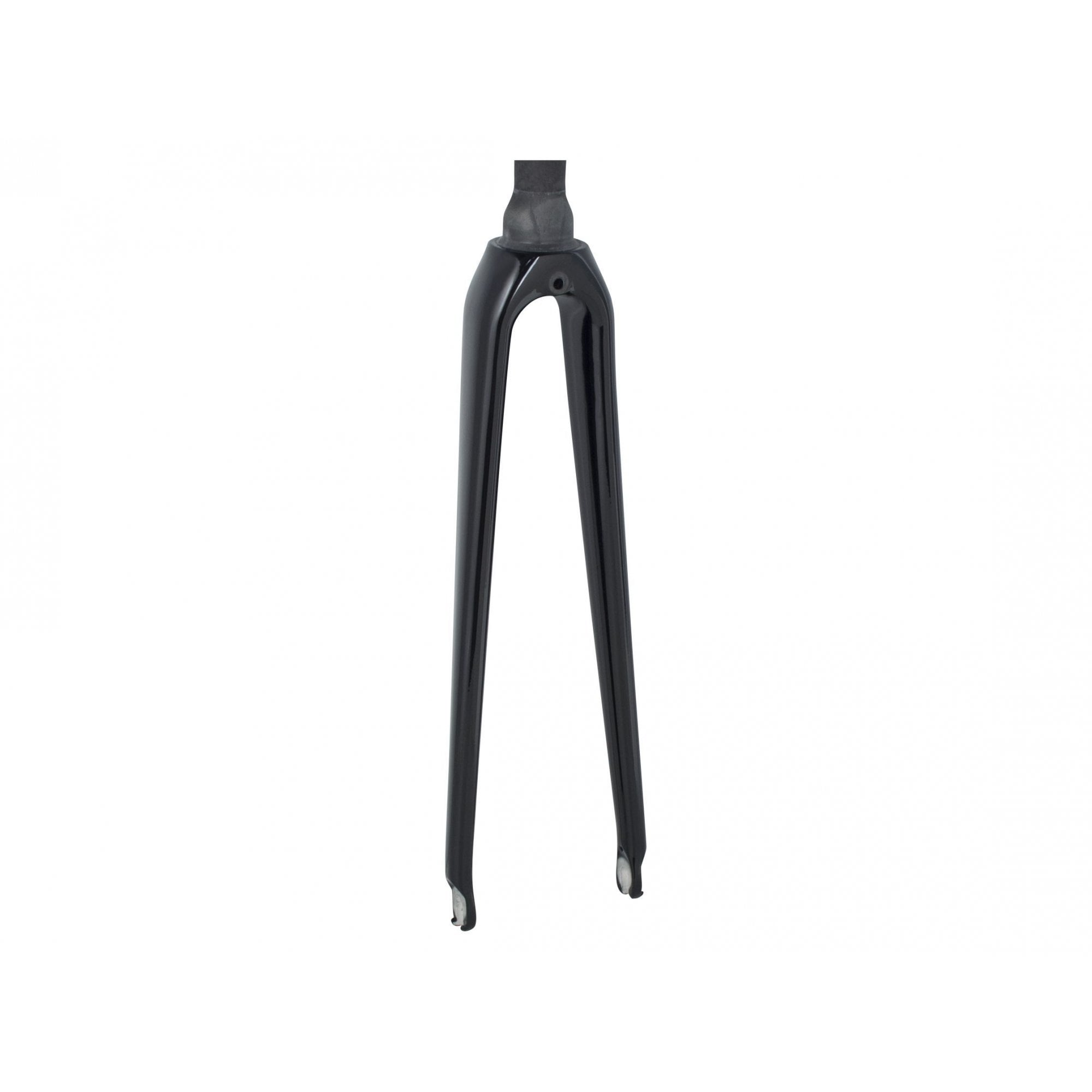 Trek Emonda SL 700C road bike fork with 40mm rake, lightweight components for precise steering and riding performance.