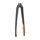 Trek Emonda SLR 7 Disc road bike fork with 700C wheels, designed for precise steering and smooth control.