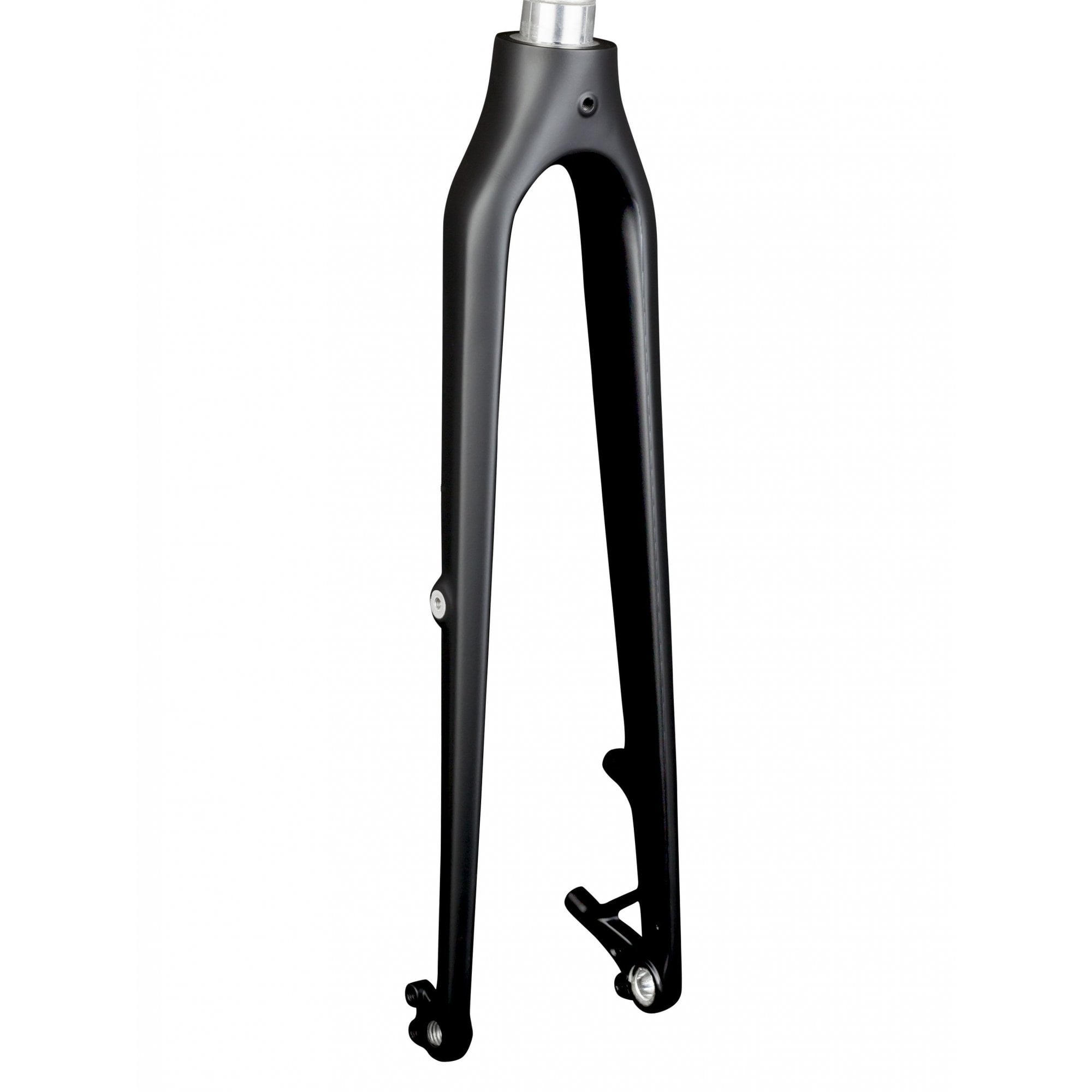 Trek FX 3 Disc carbon fork in black, 318mm length, 50mm offset, for pavement bikes, component for road cycling.