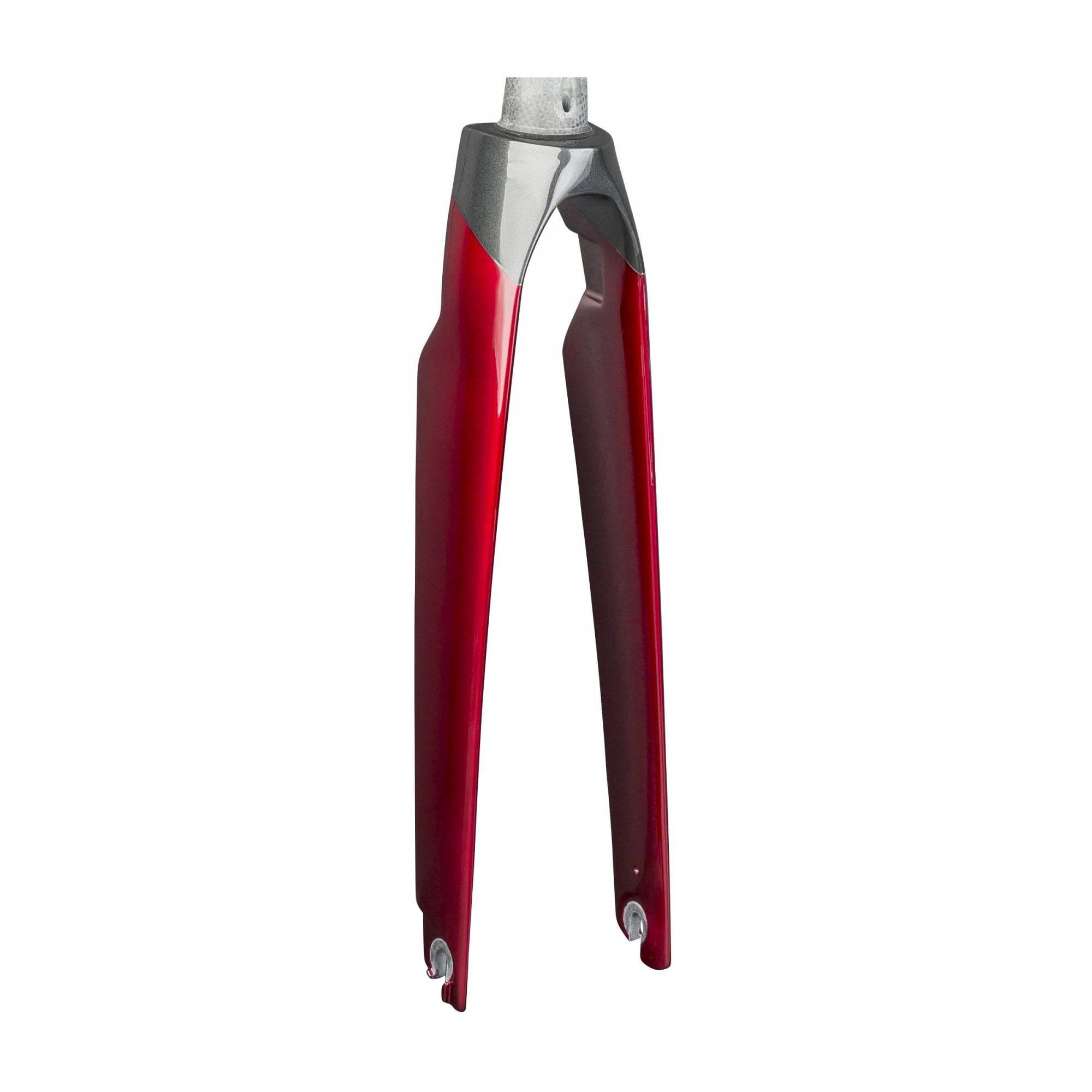 Trek Madone SLR 8 700C road bike fork, lightweight component for improved steering and control, featuring sleek aerodynamic design.