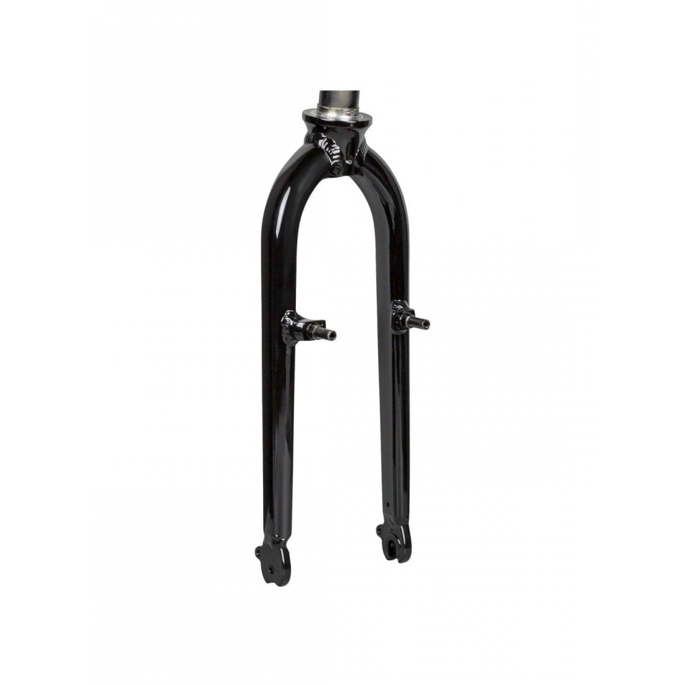 Trek Wahoo 20-inch kids' bike rigid steering fork in black with 42mm diameter, 200mm length, for bicycle components.