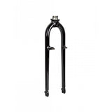 Trek Wahoo 26-inch kids' mountain bike fork with 165mm rigid steering in black finish, made for lightweight MTB components.