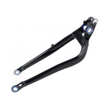 Black Trek Remedy 27.5 aluminum chainstay for 27.5-inch tires, designed as a replacement component for mountain bikes.