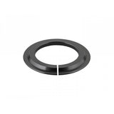 Trek Rail 29 headset reducer crown adapter in silver, fits 1.8" to 1.5" headsets for mountain bike components.