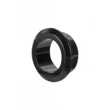 Trek Fuel EX 29 rocker pivot hat washer, 2.5mm x 12mm black replacement bike component, close-up of the black plastic part