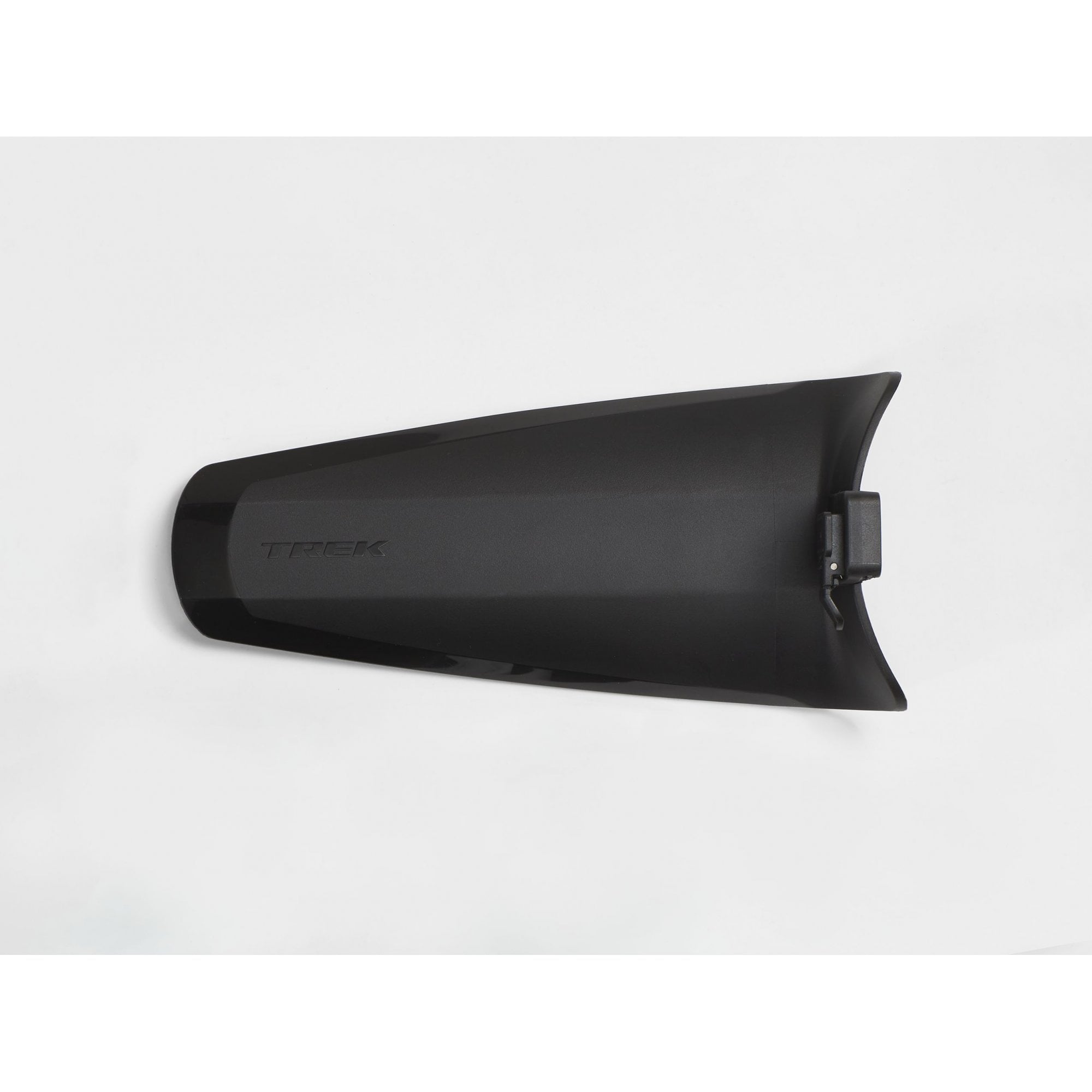 Black Trek Blendr Fendr Rear Universal Mudguard with integrated light mount by Bontrager, designed for bike components.