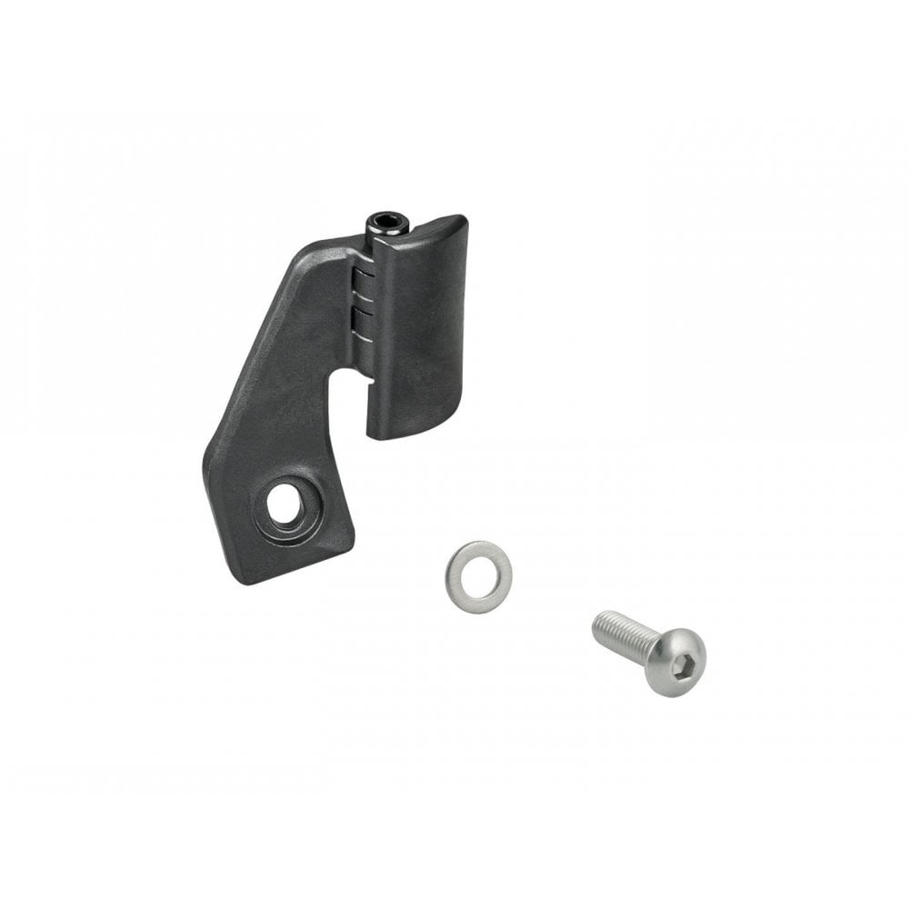 Trek carbon road bike chainkeeper in black, designed for chain stability on cycling components.