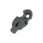 Trek Control Freak 3x full housing cable guide for headtube, bike cable routing component, black plastic with mounting holes