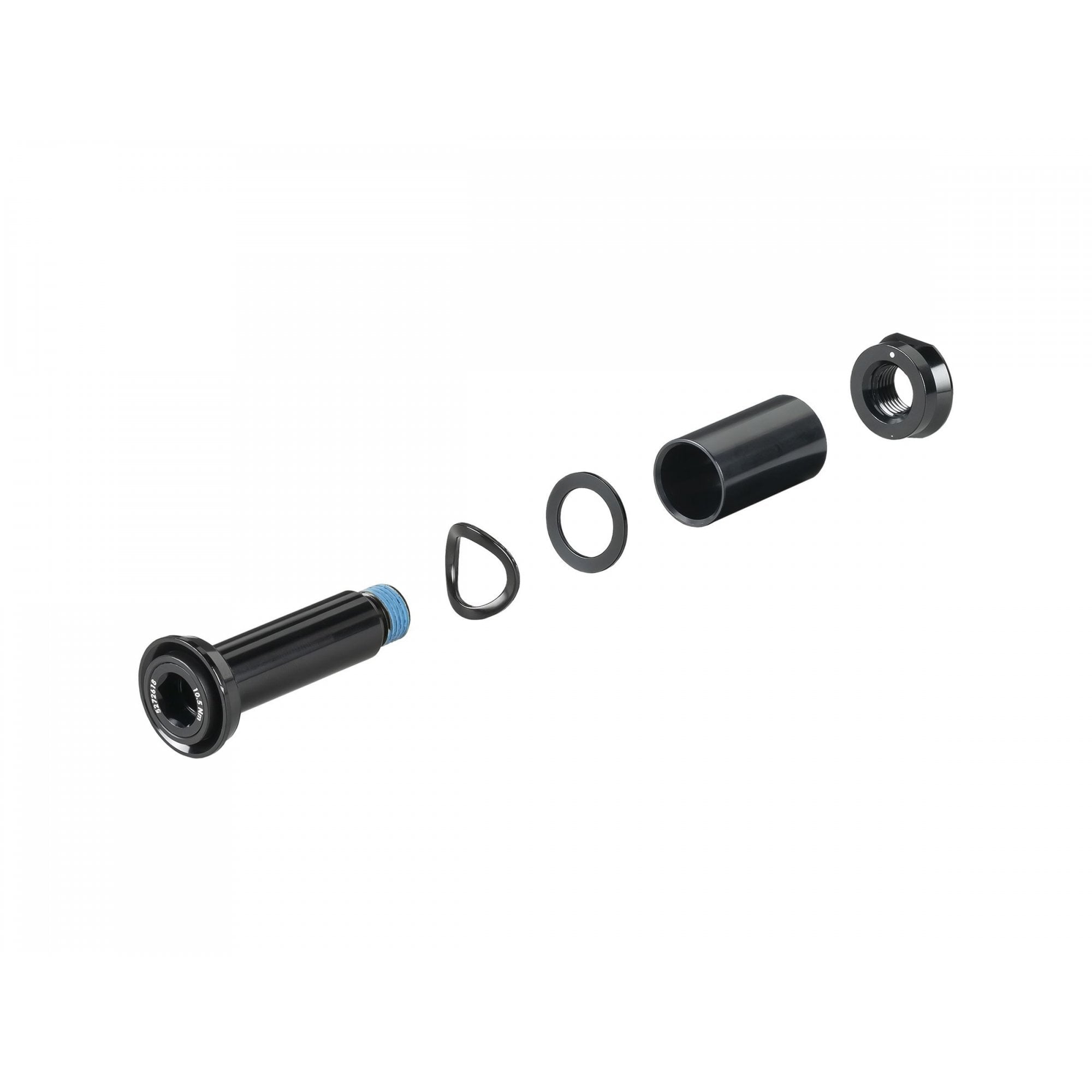 Trek Domane MKIV IsoSpeed hardware kit in black, including durable replacement components for bike comfort and performance.