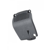 Black Trek Domane+ AL BB motor cover, protective bike motor accessory, designed to fit Trek road bike components.