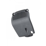 Black Trek Domane+ AL BB motor cover, protective bike motor accessory, designed to fit Trek road bike components.