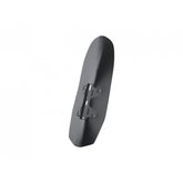 Black Trek Farley bolt-on front fender for downtube bikes, universal fit, durable bike component for mud and water protection.