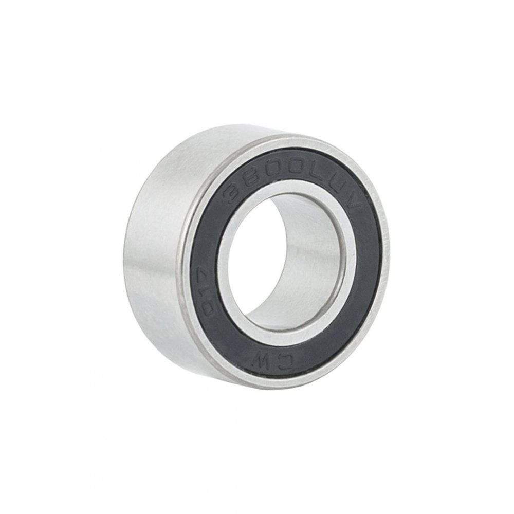 Black Trek 10x19x8mm heavy contact sealed bearing for full suspension bike components, designed for durability and smooth operation.