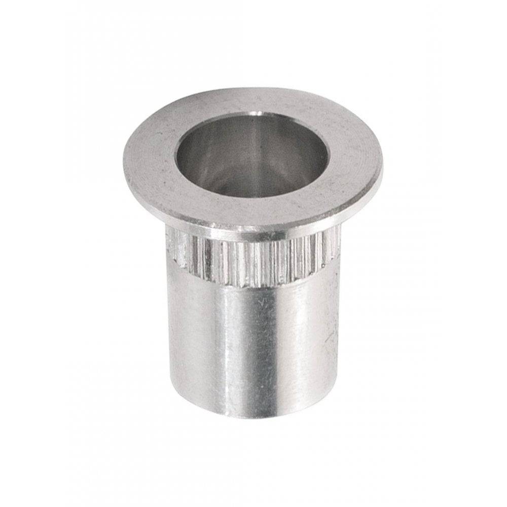 Trek oversized Rivnut M5 x 12mm in grey for secure bike frame fittings, showing the component installed on a bike frame.
