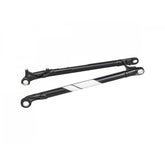 Trek Top Fuel 29 aluminum seatstay replacement frame in black and white for 29-inch wheels with 148x12 boost spacing.
