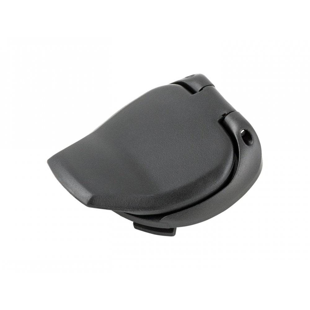 Trek Diamant black downtube charge port assembly for e-bike charging, component with cable port and mounting hardware.