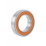 Silver Bontrager LLH replacement hub bearing for compatible bike hubs, showing close-up of bearing components.