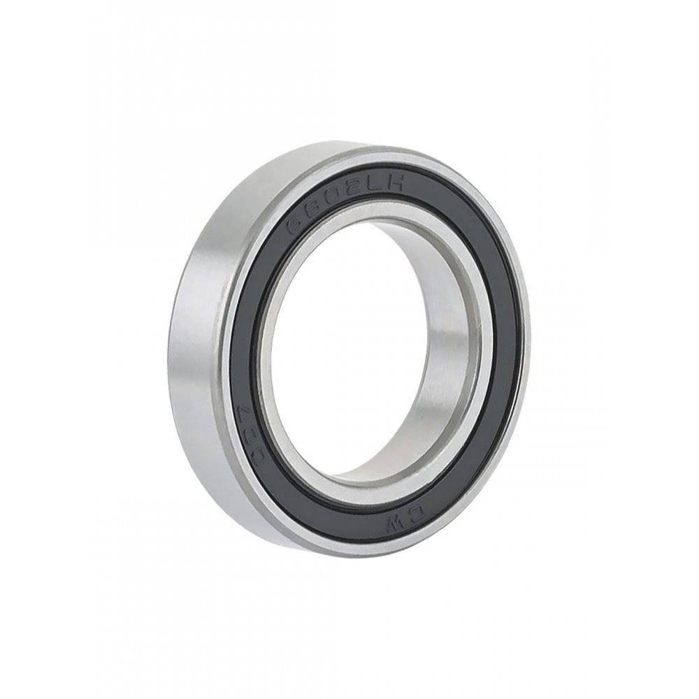 Silver Bontrager 6802 LLH replacement hub bearing for Bontrager hubs, showing the precision-machined metal component.