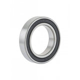 Silver Bontrager 6802 LLH replacement hub bearing for Bontrager hubs, showing the precision-machined metal component.