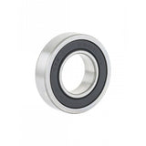 Bontrager 6901 LLH replacement bike hub bearing in silver, 12x24x6mm, for bike wheel components, showing the bearing's detailed close-up.