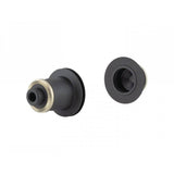 Bontrager Ratchet EXP rear 5mm QR Shimano conversion kit with black 135mm OLD hub for bicycle wheel component.