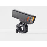 Trek Commuter Pro RT front bike light in black, 1000 lumens, USB-C rechargeable, designed for cycling safety and visibility.