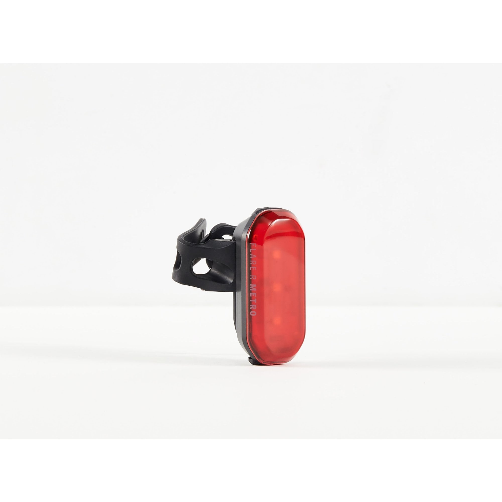 Trek Flare R Metro rear bike light in black with clip mount, USB rechargeable, designed for bike safety and visibility.