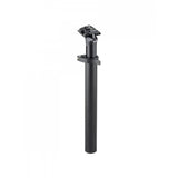 Bontrager telescoping bike seatpost in black, 34.9mm diameter, 300mm length with 10mm offset, for bicycle components.