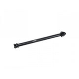 Trek Ticket Signature rear axle for 142mm hub, black, bicycle component, replacement part for Trek bike rear hub.