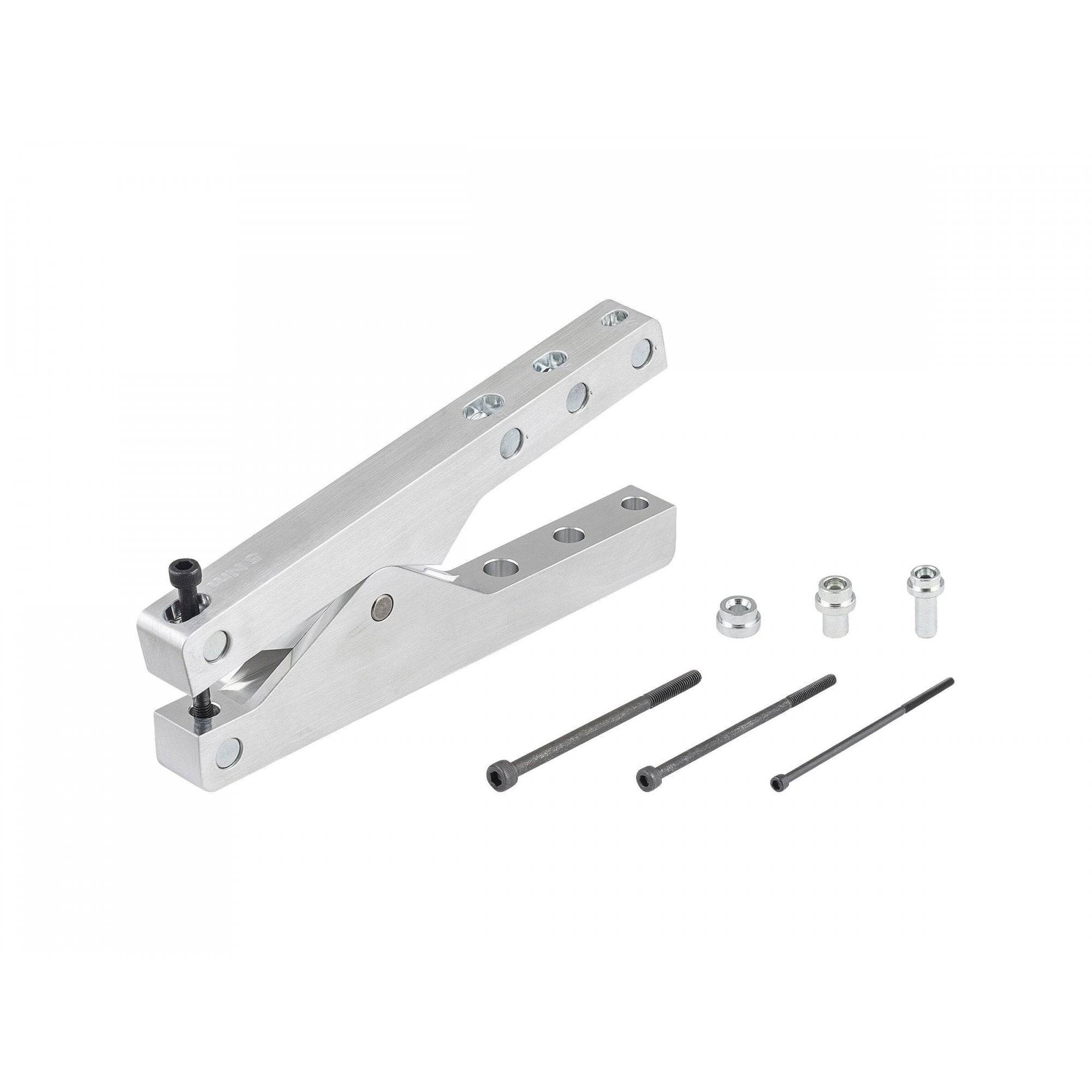 Trek Torque-Limiting Rivnut Tool in grey for precise fastening, designed for workshop use, shown in close-up.