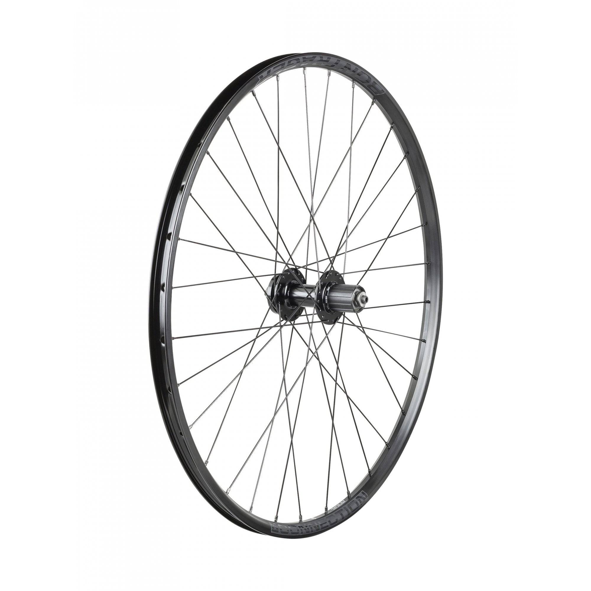 Bontrager Connection 27.5-inch Boost MTB rear wheel with 6-bolt disc, Shimano HG 8/9/10-speed cassette, mountain bike components