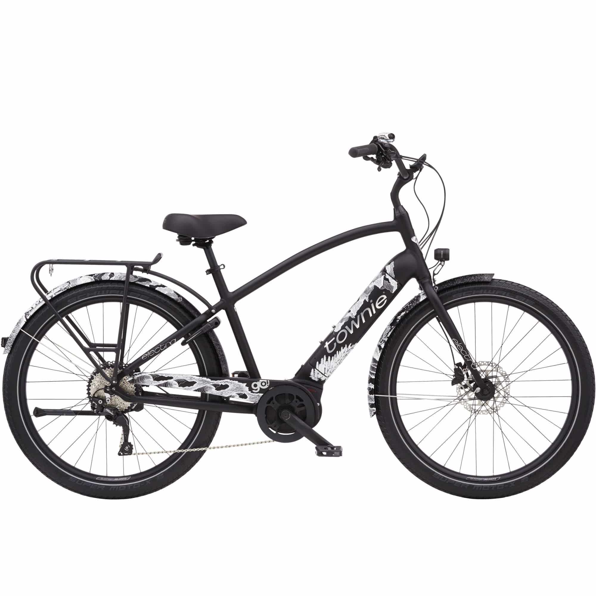 Electra Townie Path Go! 10D EQ e-hybrid bike with Bosch Performance Line motor and 27.5-inch tires, step-over frame.