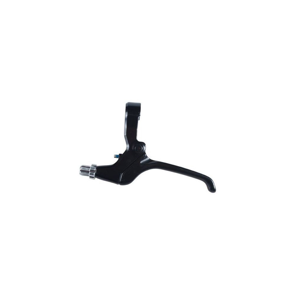 Trek BL-62 2-finger brake lever for rear mechanical bike brakes, ergonomic control, black component with textured grip.