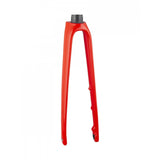 Trek Emonda SL7 carbon fork for road racing bikes, lightweight and aerodynamic, mounted on a performance road bike.
