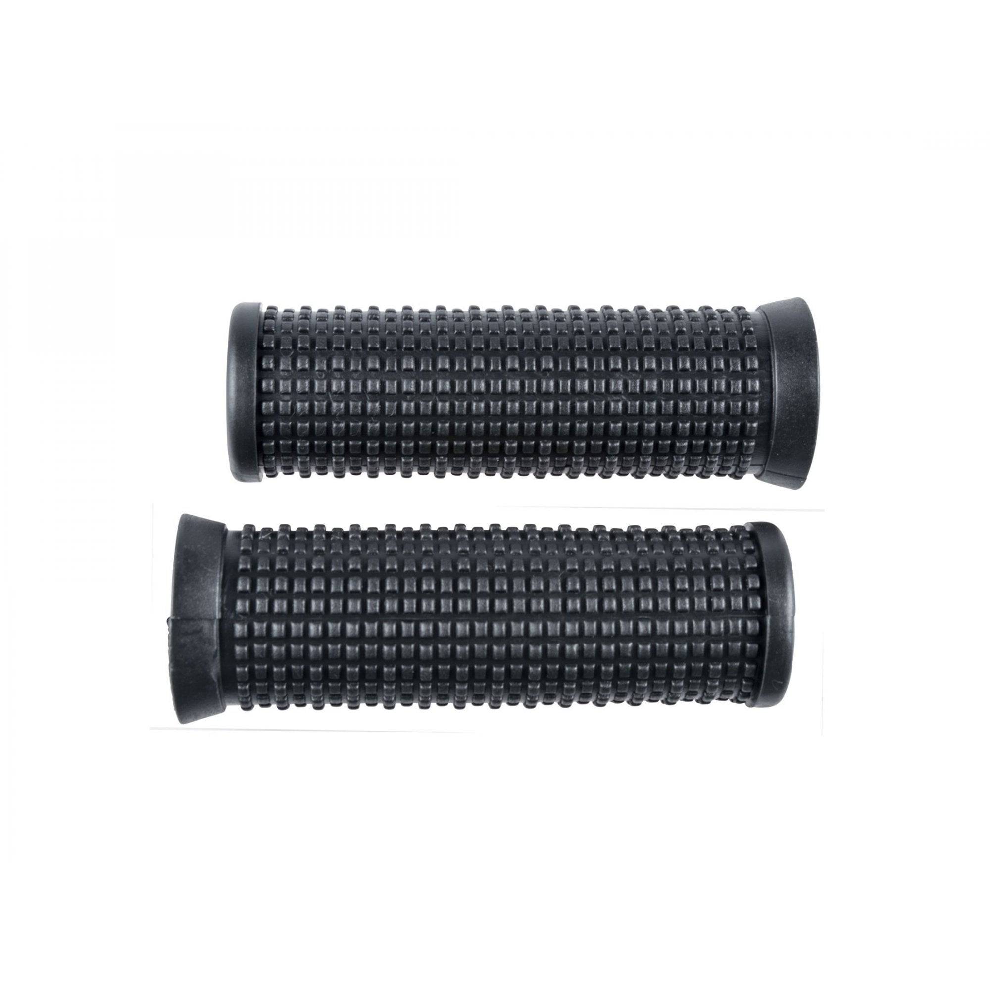 Trek Kids' MTB mountain bike handlebar grips, comfortable and durable black rubber grips for children's mountain biking.