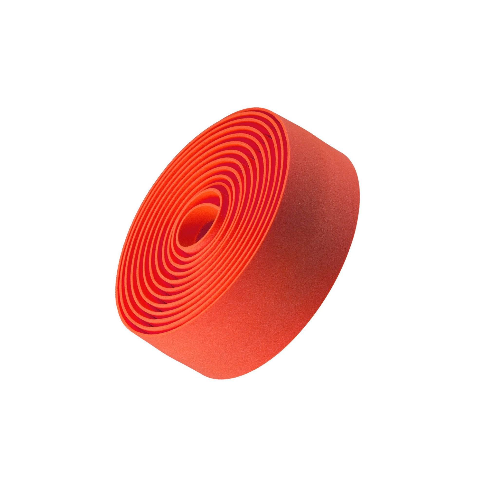 Bontrager gel cork handlebar tape with cushioning and reflective bar end plugs for bike handlebars.