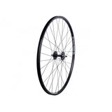 Bontrager AT750/TH30 700C track wheel with 32H double-wall rim for road cycling, shown with spokes and hub.