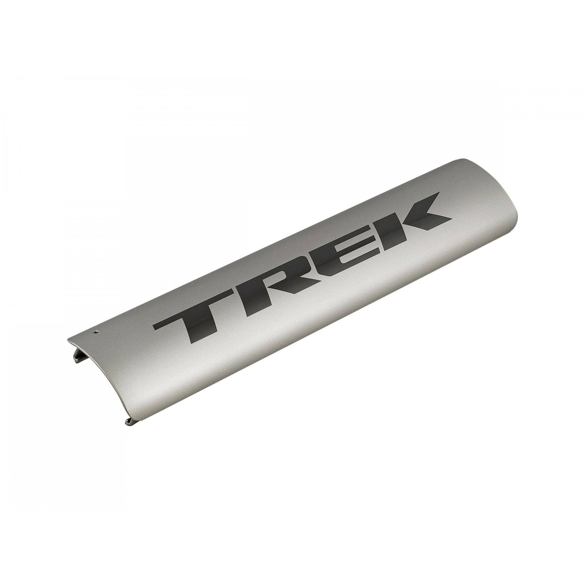 Trek Allant+ 8 lithium grey battery cover frame, durable spare component for e-bike protection, shown in close-up.